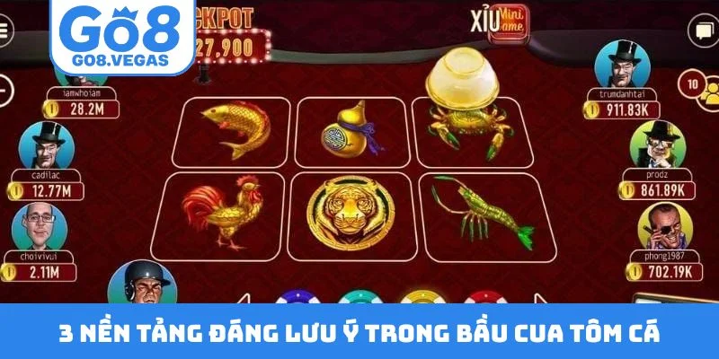 3 nền tảng đáng lưu ý trong bầu cua tôm cá 3 nền tảng đáng lưu ý trong bầu cua tôm cá