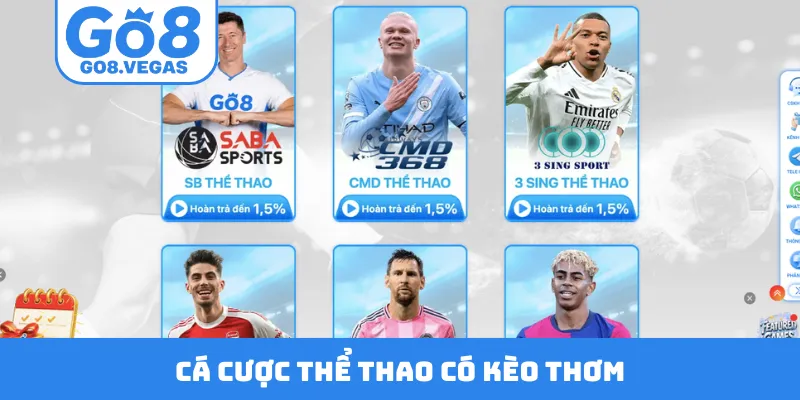Cá cược thể thao có kèo thơm