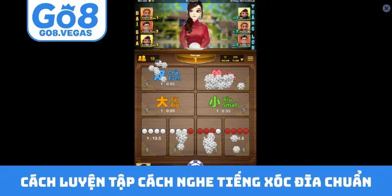 Cách luyện tập cách nghe tiếng xóc đĩa chuẩn