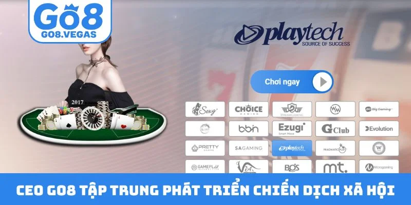 CEO GO8 tập trung phát triển chiến dịch xã hội CEO GO8 tập trung phát triển chiến dịch xã hội