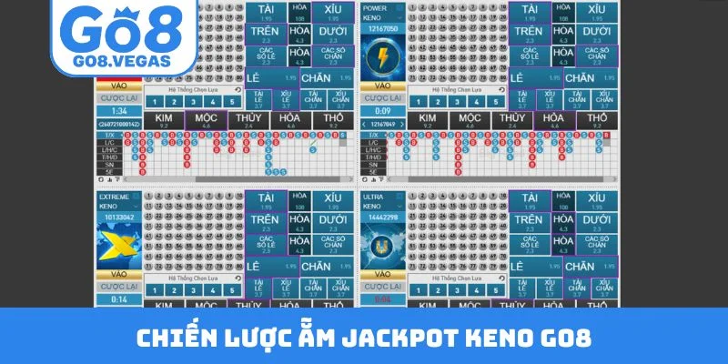 Chiến lược ẵm jackpot Keno GO8 Chiến lược ẵm jackpot Keno GO8