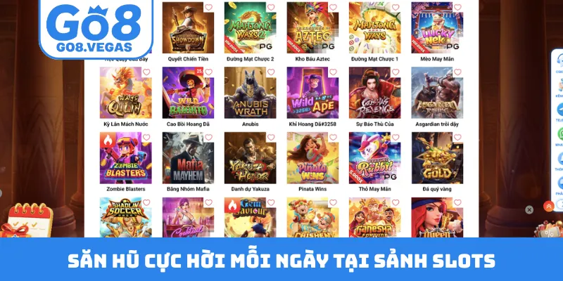 Săn hũ cực hời mỗi ngày tại sảnh slots